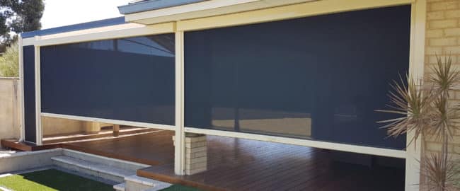 Shadetrack Outdoor Blinds | Westral